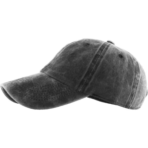 Cotton Baseball Cap Women\'s Adjustable Low Crown Sun Protection Casual main image 4